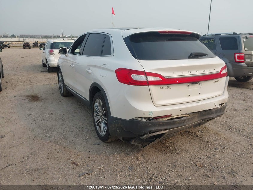 Vin: 2lmpj8lr4jbl26162, lot: 3072826, lincoln mkx reserve 20183
