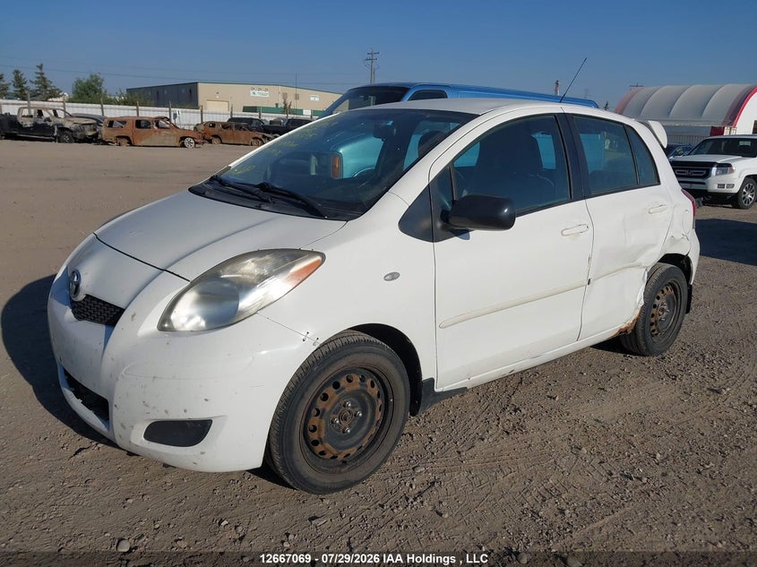 Vin: jtdkt4k33a5305625, lot: 3072831, toyota yaris le 20102
