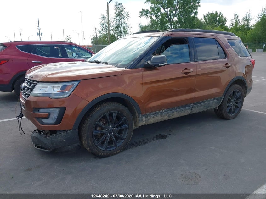 Vin: 1fm5k8d86hgd60709, lot: 3072838, ford explorer xlt 20172