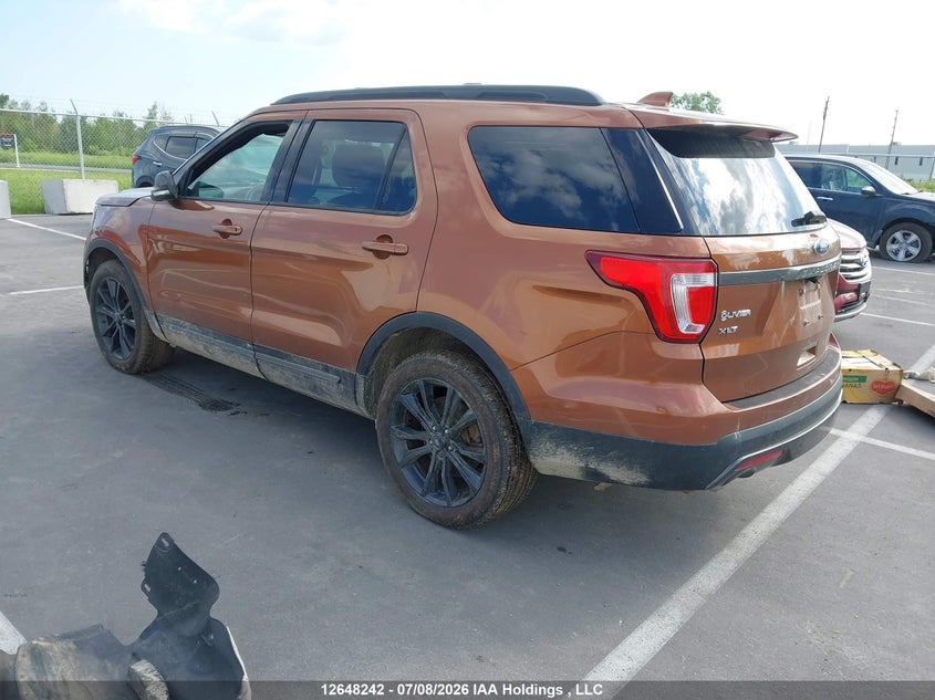 Vin: 1fm5k8d86hgd60709, lot: 3072838, ford explorer xlt 20173