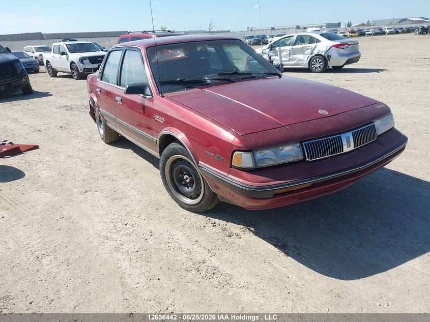1991 Oldsmobile Cutlass Ciera Sl, Rear, IAAI, VIN 2G3AM51N5M2346436