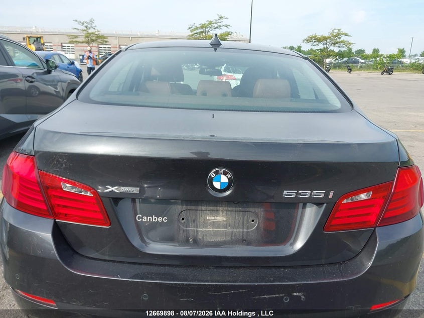 2013 BMW 5ER SEDAN 3.0L I6 FI DOHC 24V NF4