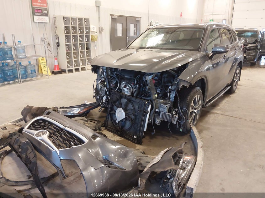 Vin: 5tdgzrbh7ms551198, lot: 3072913, toyota highlander xle 20212