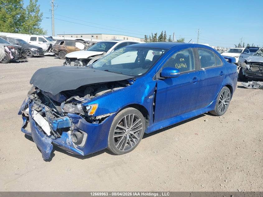 2016 Mitsubishi Lancer, Удар спереди, IAAI, VIN JA32V2FW1GU602909 — фото 2