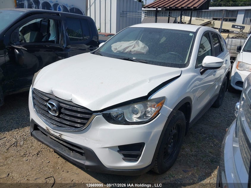 2016 Mazda CX-5, Front, IAAI, VIN JM3KE2BE8G0747233 — photo 2