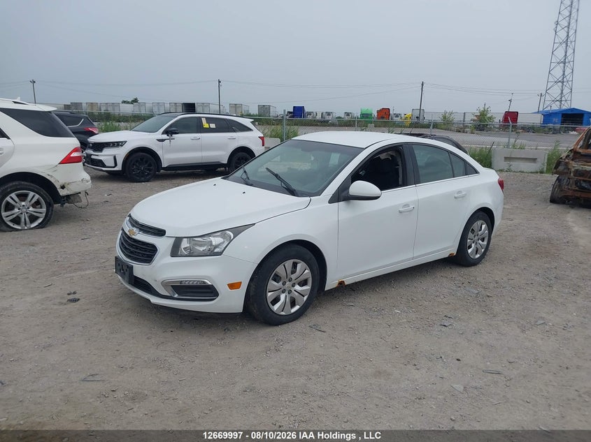 2016 Chevrolet Cruze Limited 1Lt, Правый бок, IAAI, VIN 1G1PE5SB0G7107510 — фото 2