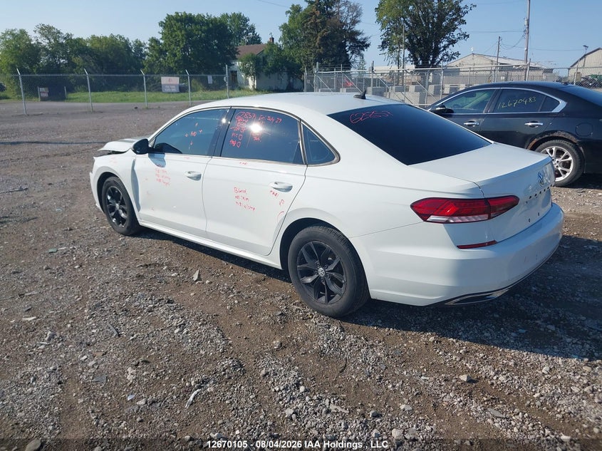 Vin: 1vwaa7a34lc003020, lot: 3073085, volkswagen passat comfortline 20203