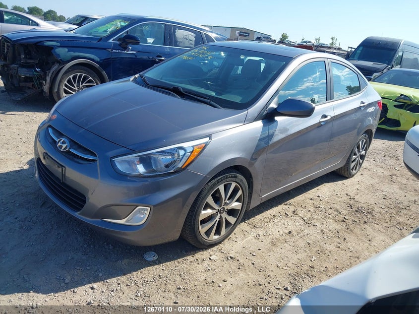 Vin: kmhct4ae2hu196691, lot: 3073093, hyundai accent se 20172