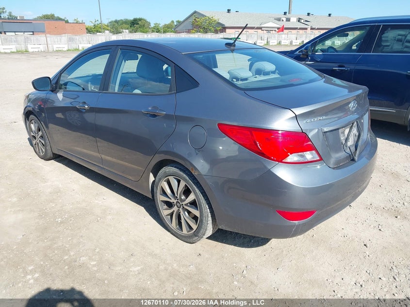 Vin: kmhct4ae2hu196691, lot: 3073093, hyundai accent se 20173