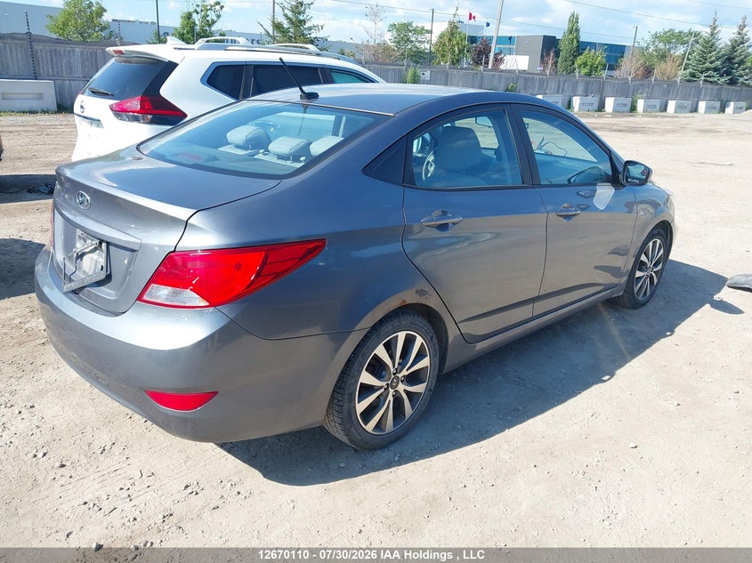 Vin: kmhct4ae2hu196691, lot: 3073093, hyundai accent se 20174