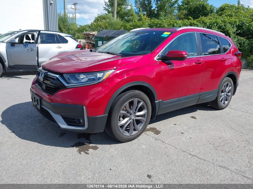 2021 Honda Cr-V, Theft Recovery, IAAI, VIN 2HKRW2H48MH218141 — photo 2