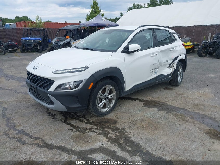 2023 Hyundai Kona Preferred Awd, Left Side, IAAI, VIN KM8K2CAB0PU044468 — photo 2