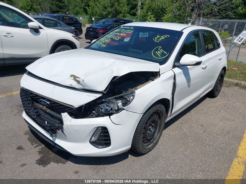 Vin: kmhh35le4ku115058, lot: 3073168, hyundai elantra gt 20192