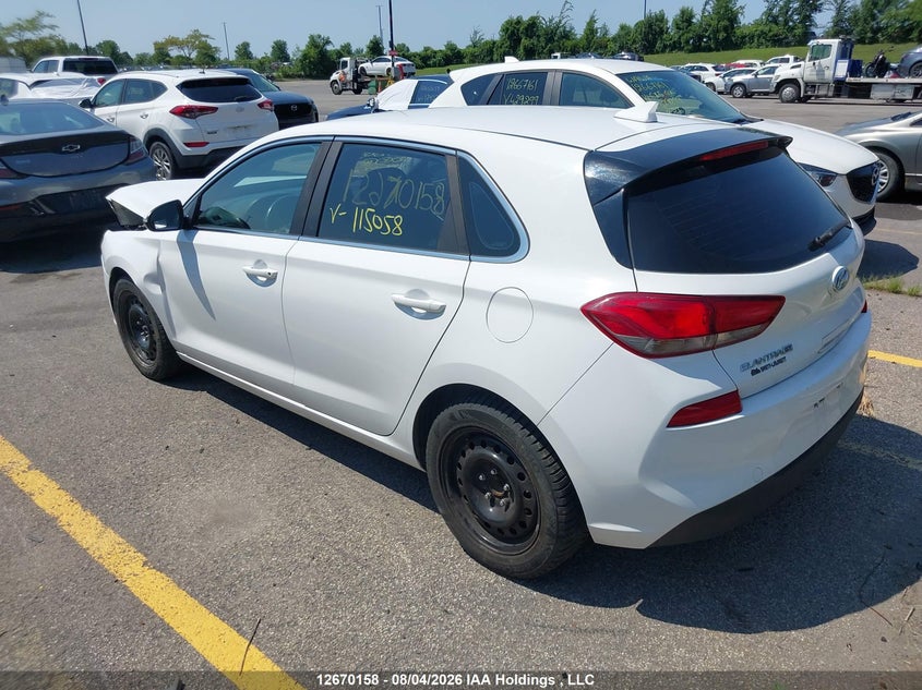 Vin: kmhh35le4ku115058, lot: 3073168, hyundai elantra gt 20193