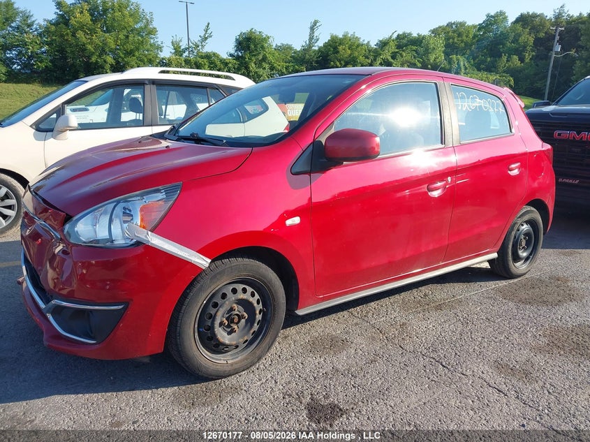 Vin: ml32a3hj0jh002518, lot: 3073187, mitsubishi mirage 20182