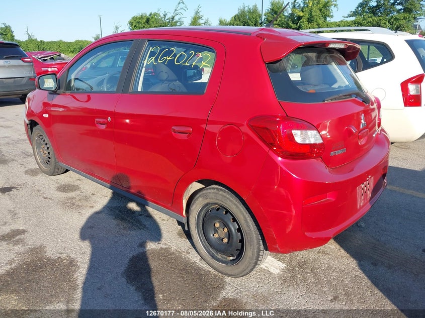 Vin: ml32a3hj0jh002518, lot: 3073187, mitsubishi mirage 20183