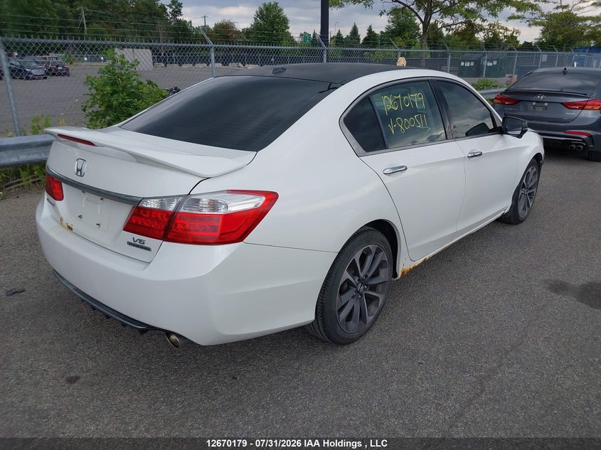 Vin: 1hgcr3f94fa800511, lot: 3073189, honda accord touring 20154