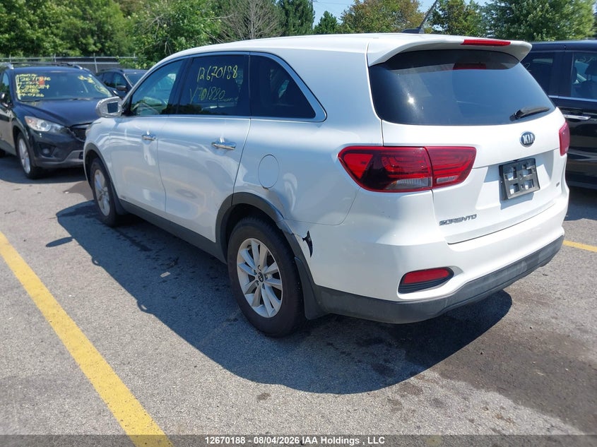 Vin: 5xypgda31lg701820, lot: 3073198, kia sorento 20203