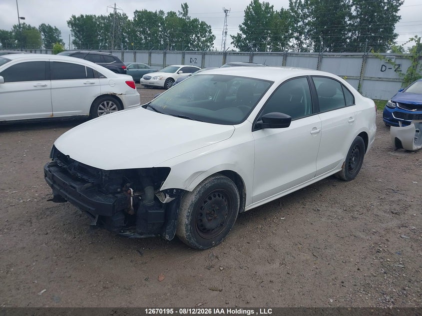 2013 Volkswagen Jetta, Удар спереди, IAAI, VIN 3VW2K7AJ9DM319044 — фото 2