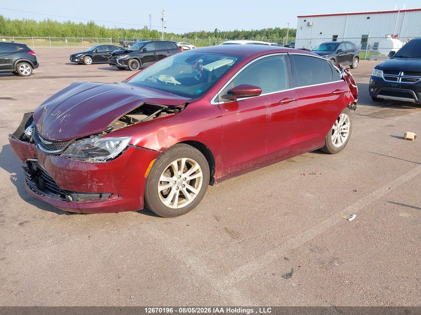 2015 Chrysler 200, Удар спереди, IAAI, VIN 1C3CCCAB1FN620619 — фото 2