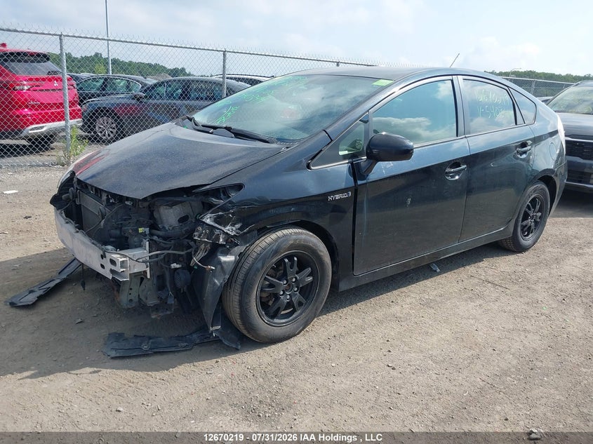 Vin: jtdkn3duxd5540344, lot: 3073232, toyota prius 20132
