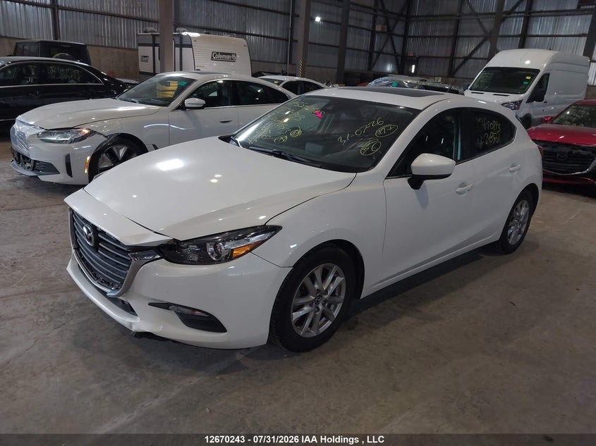 2018 Mazda 3, Front, IAAI, VIN 3MZBN1L70JM248561 — photo 2