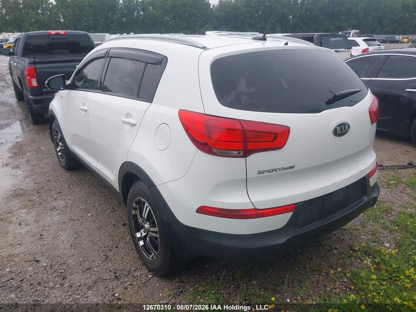 Vin: kndpbcac9f7783788, lot: 3073324, kia sportage lx 20153
