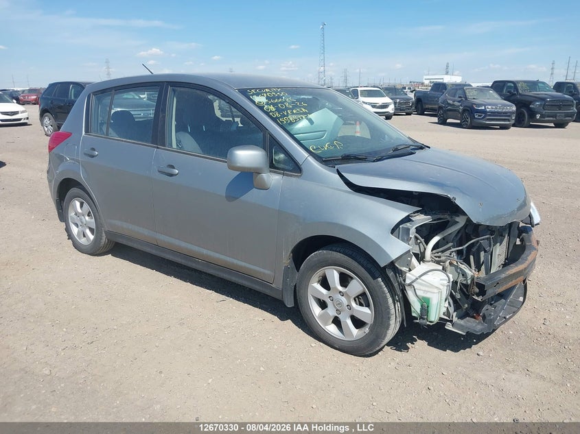 2008 Nissan Versa 1.8 Sl, Front, IAAI, VIN 3N1BC13E48L366686