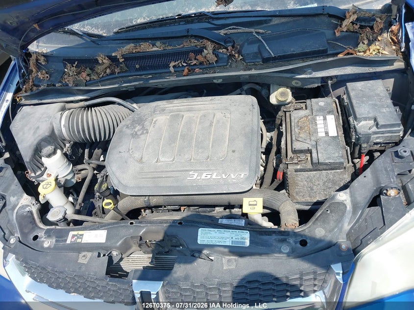 2013 DODGE CARAVAN VAN 3.6L V6 FI DOHC 24V NF4