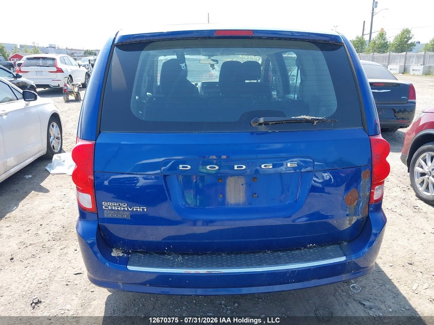 2013 DODGE CARAVAN VAN 3.6L V6 FI DOHC 24V NF4