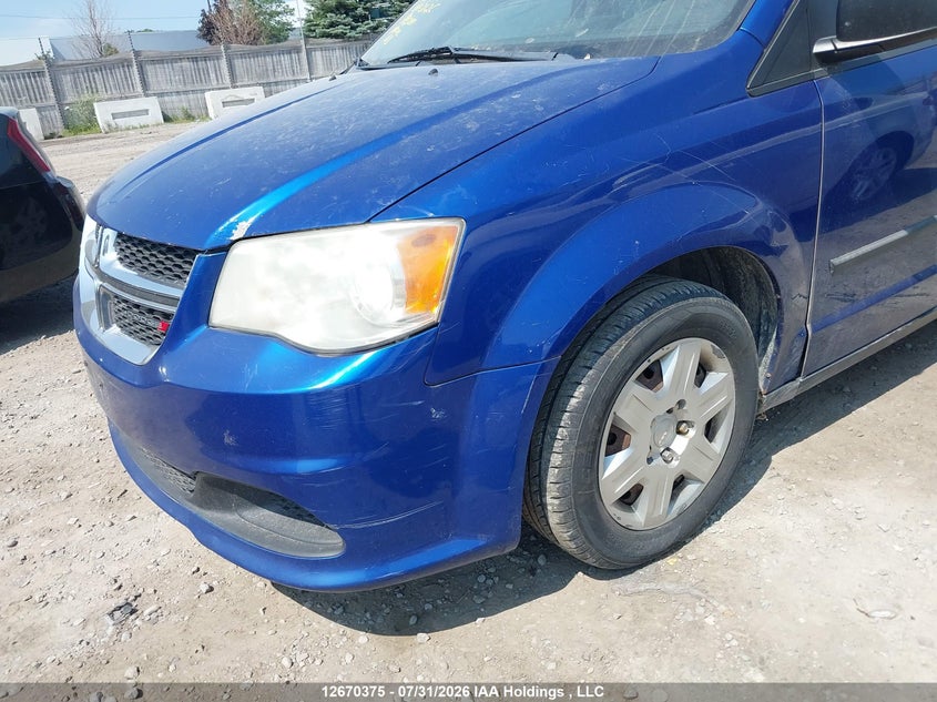 2013 DODGE CARAVAN VAN 3.6L V6 FI DOHC 24V NF4