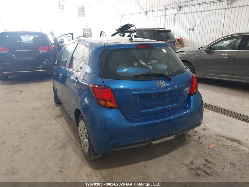 Vin: vnkktud36ga057374, lot: 3073400, toyota yaris l/le/se 20163