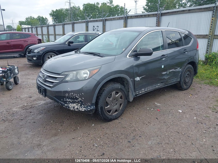 2012 Honda CR-V, Left Side, IAAI, VIN 2HKRM4H30CH108952 — photo 2
