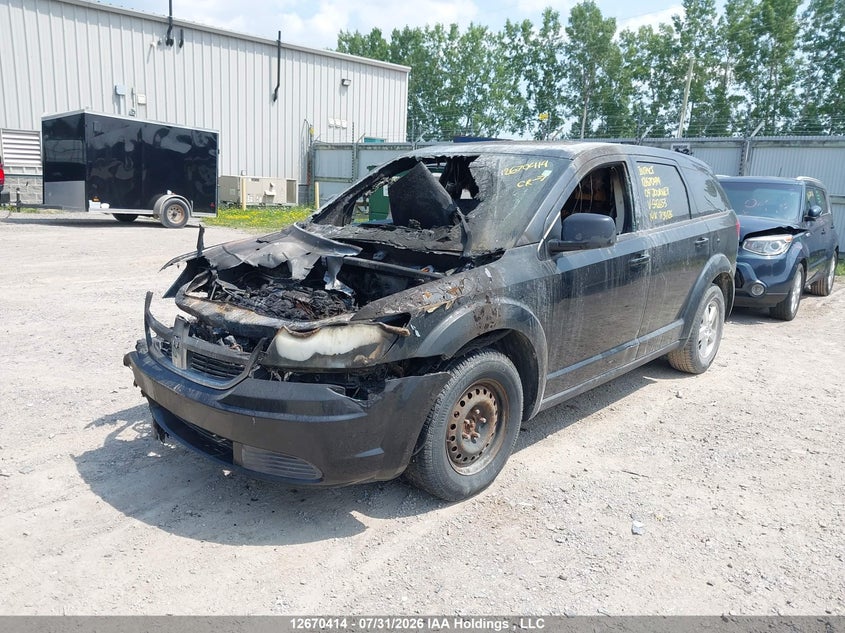 2009 Dodge Journey, Exterior Burn, IAAI, VIN 3D4GG57B09T542653 — photo 2