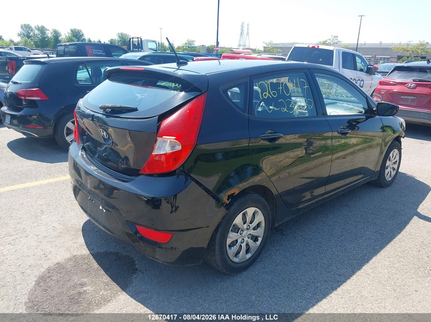 Vin: kmhct5ae6fu235172, lot: 3073438, hyundai accent 20154