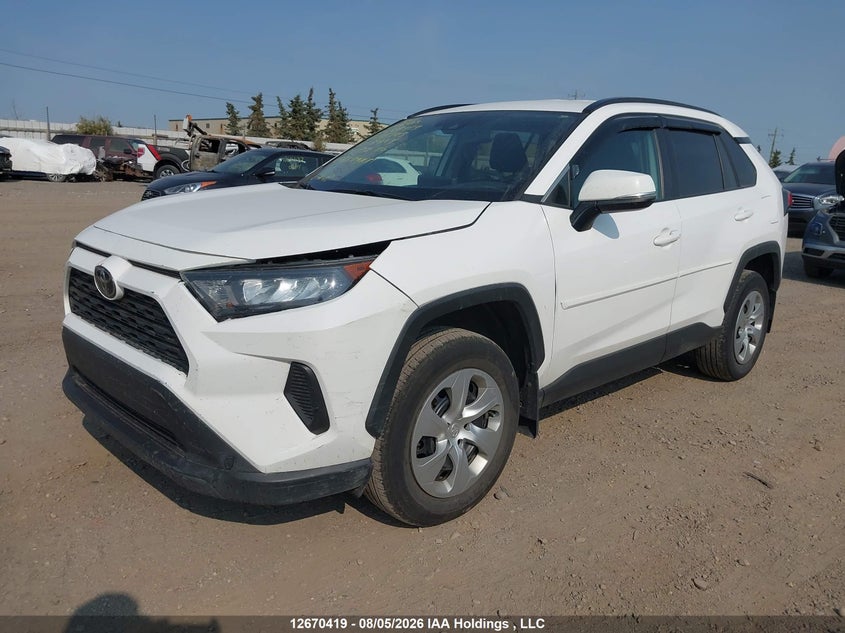 2020 Toyota RAV 4, Удар спереду, IAAI, VIN 2T3B1RFV1LC136443 — фото 2