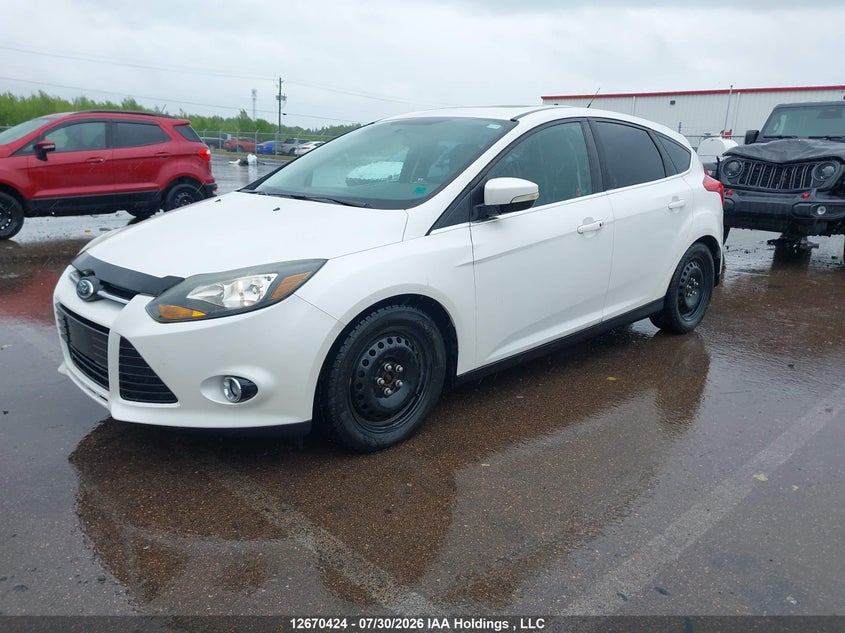 Vin: 1fadp3n25dl191501, lot: 3073445, ford focus titanium 20132