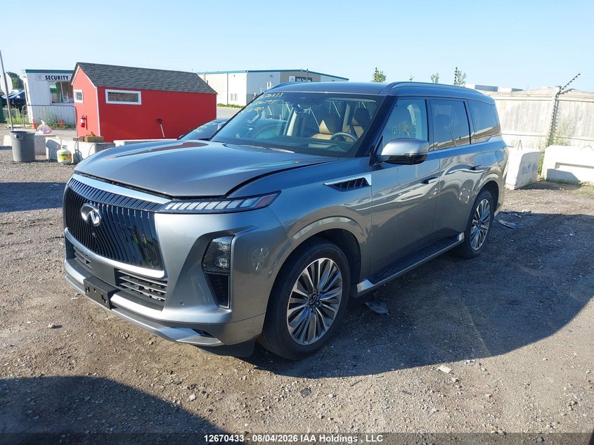 2026 Infiniti Qx80 Luxe, Двигатель, IAAI, VIN JN8AZ3BE4T9720295 — фото 2