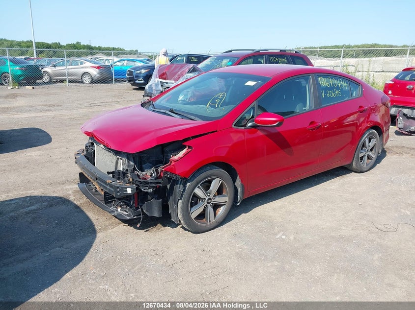 2018 Kia Forte, Front, IAAI, VIN 3KPFL4A77JE206915 — photo 2