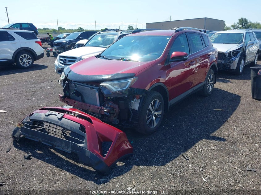 2018 Toyota RAV 4, Удар спереди, IAAI, VIN 2T3ZFREV2JW504173 — фото 2