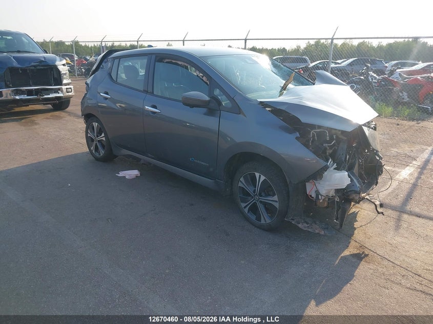 Vin: 1n4az1cp4jc312319, lot: 3073482, nissan leaf s/sl/sv 20181