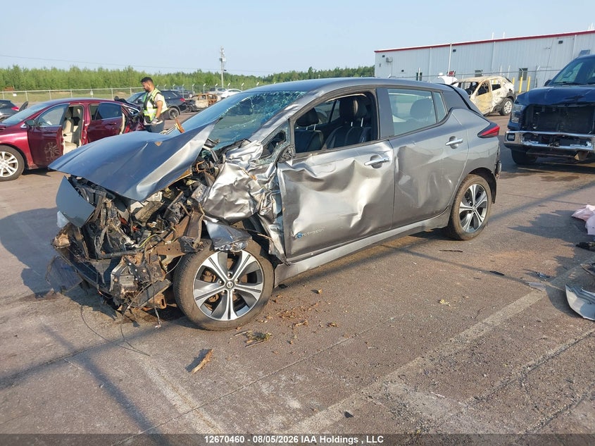 Vin: 1n4az1cp4jc312319, lot: 3073482, nissan leaf s/sl/sv 20182