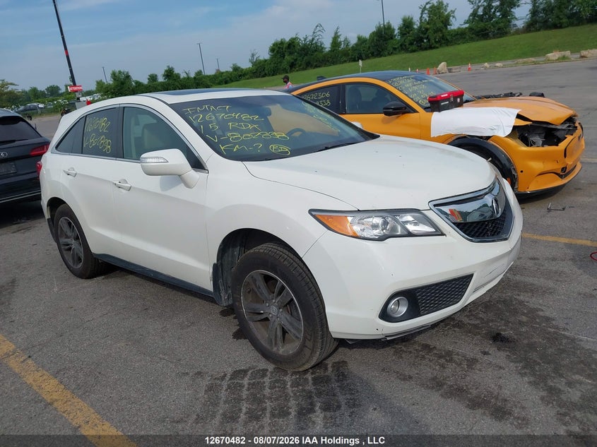 2015 Acura Rdx, Левый зад, IAAI, VIN 5J8TB4H51FL802838