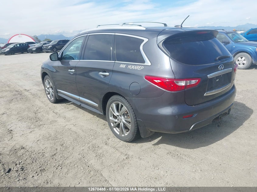 Vin: 5n1al0mm4dc341748, lot: 3073511, infiniti jx35 20133