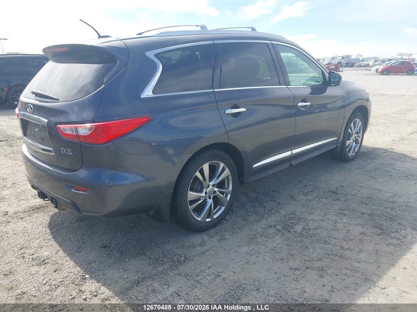 Vin: 5n1al0mm4dc341748, lot: 3073511, infiniti jx35 20134