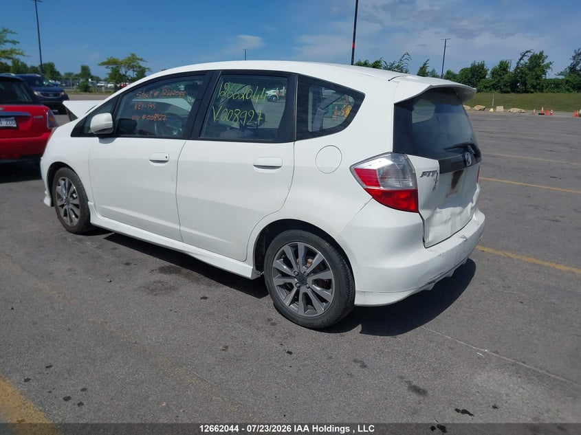 Vin: lucge8h76d3008927, lot: 3073514, honda fit sport 20133