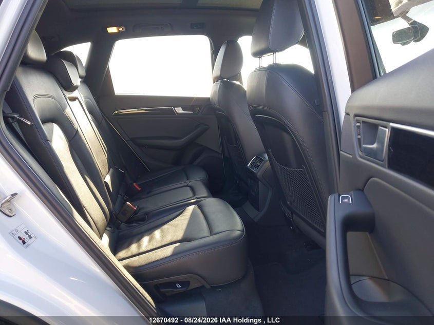 2017 AUDI Q5 SPORT UTILITY VEHICLE 2.0L I-4 DI, DOHC, VVT, TURBO, 220HP