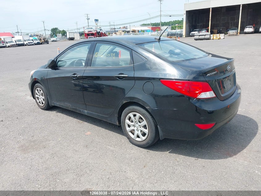 Vin: kmhct4aexeu673105, lot: 3073522, hyundai accent gl 20143