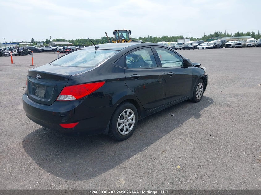 Vin: kmhct4aexeu673105, lot: 3073522, hyundai accent gl 20144