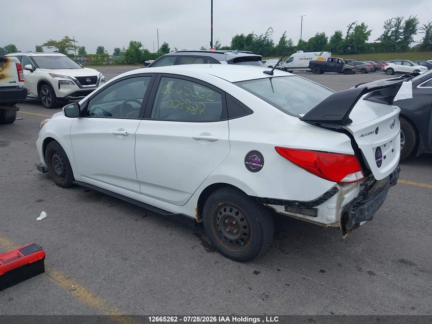 Vin: kmhct4aexgu008787, lot: 3073529, hyundai accent gl 20163